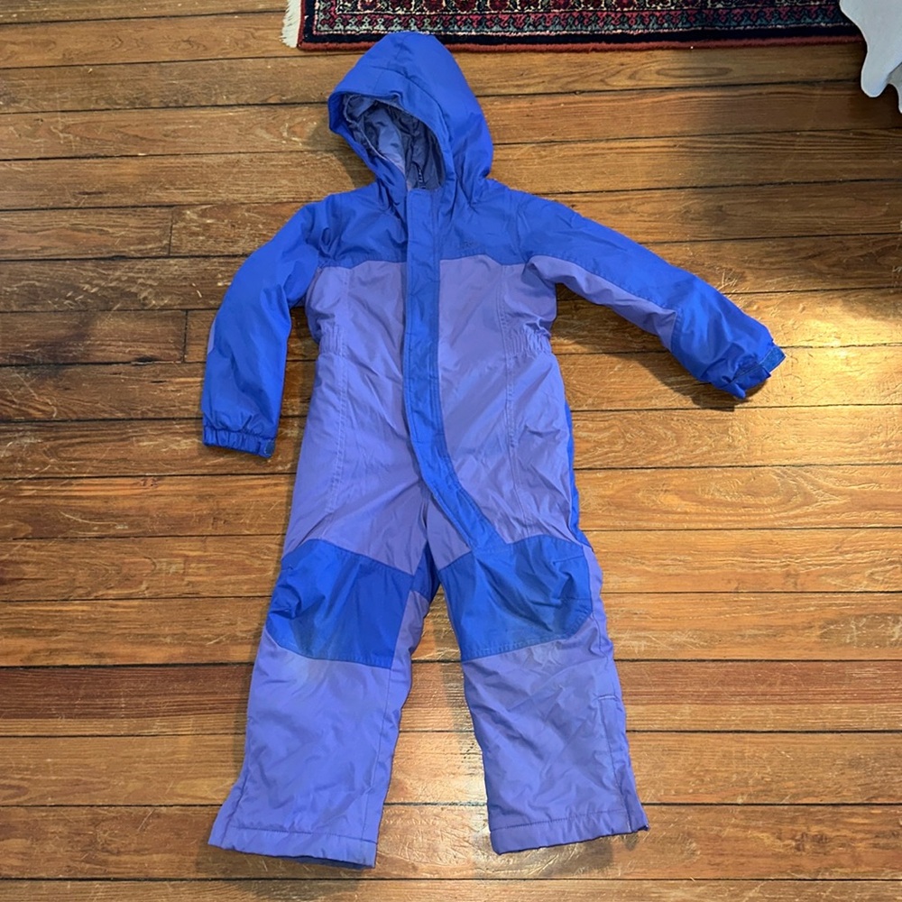 LLBean kids snow ski suit one piece